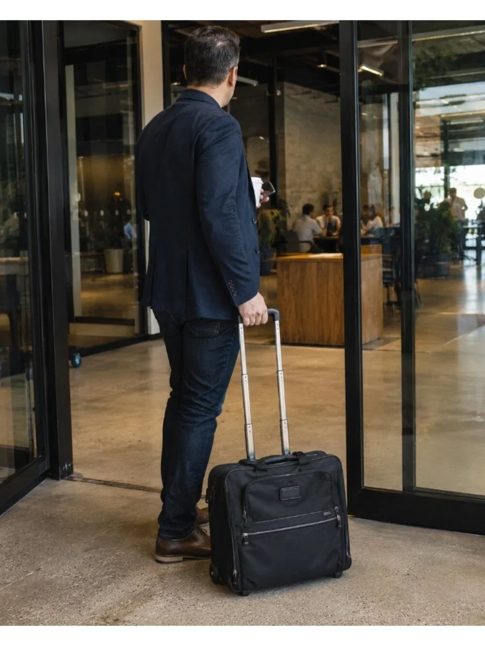 TUMI Alpha 22051D4 T-Pass 18” Wheeled Business Carry-On Weekender Blk G4 Luggage